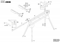 Bosch 3 601 M12 3E0 Gta 2600 Work Table / Eu Spare Parts